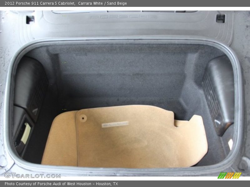 Carrara White / Sand Beige 2012 Porsche 911 Carrera S Cabriolet
