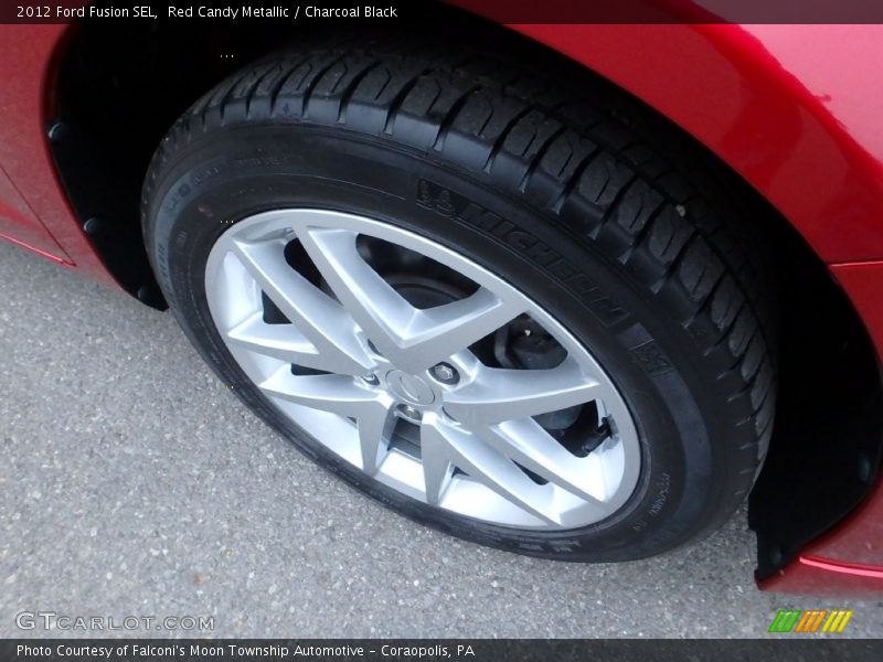 Red Candy Metallic / Charcoal Black 2012 Ford Fusion SEL