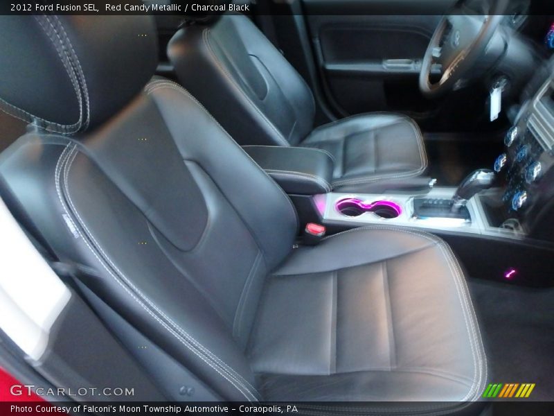Red Candy Metallic / Charcoal Black 2012 Ford Fusion SEL