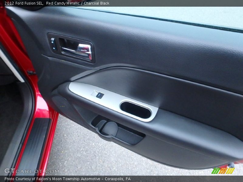 Red Candy Metallic / Charcoal Black 2012 Ford Fusion SEL