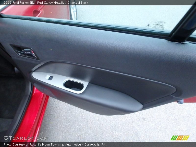 Red Candy Metallic / Charcoal Black 2012 Ford Fusion SEL