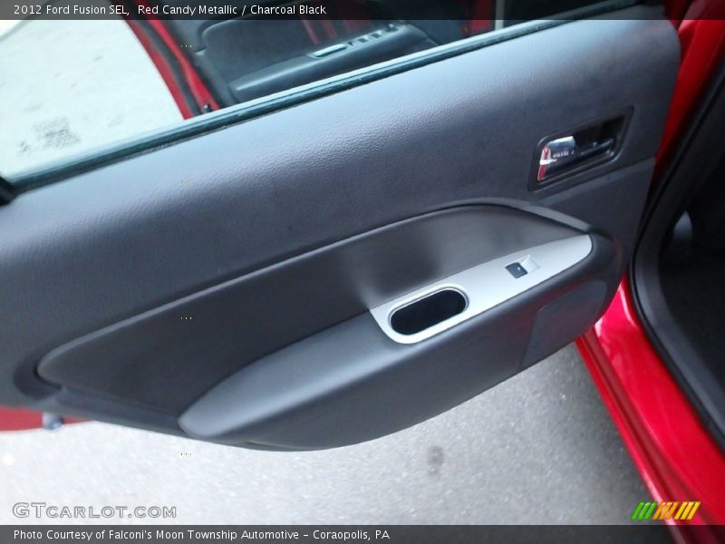 Red Candy Metallic / Charcoal Black 2012 Ford Fusion SEL