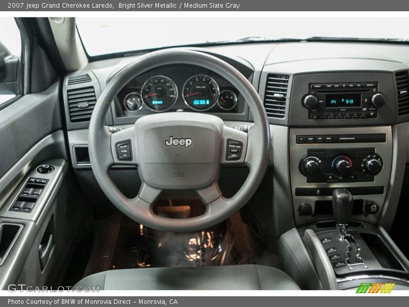 Bright Silver Metallic / Medium Slate Gray 2007 Jeep Grand Cherokee Laredo