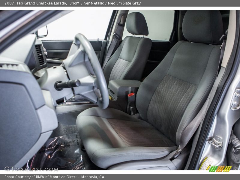 Bright Silver Metallic / Medium Slate Gray 2007 Jeep Grand Cherokee Laredo