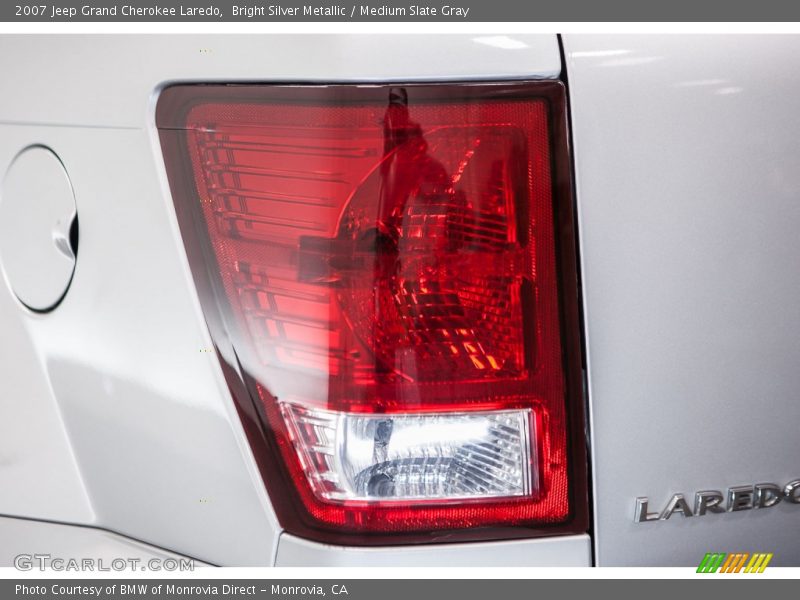 Bright Silver Metallic / Medium Slate Gray 2007 Jeep Grand Cherokee Laredo