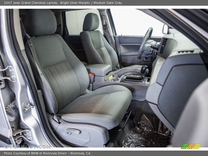 Bright Silver Metallic / Medium Slate Gray 2007 Jeep Grand Cherokee Laredo