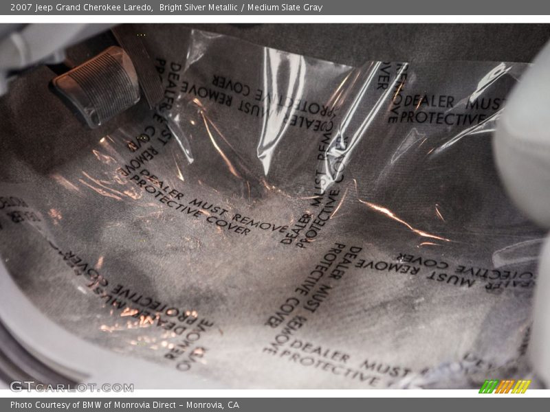Bright Silver Metallic / Medium Slate Gray 2007 Jeep Grand Cherokee Laredo