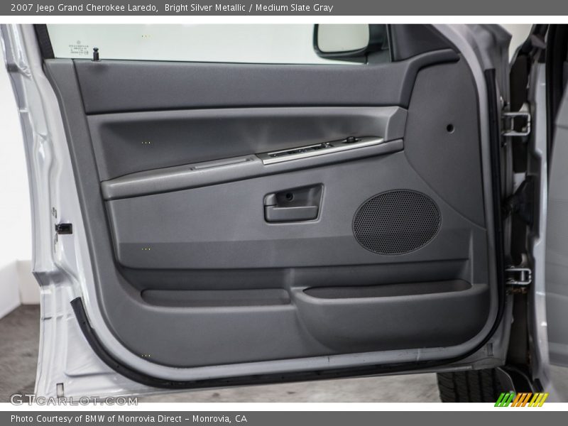 Bright Silver Metallic / Medium Slate Gray 2007 Jeep Grand Cherokee Laredo