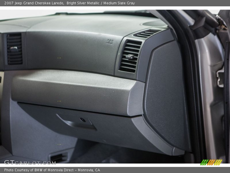 Bright Silver Metallic / Medium Slate Gray 2007 Jeep Grand Cherokee Laredo