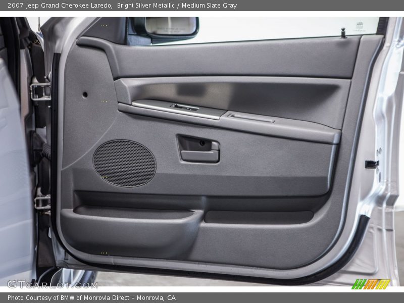 Bright Silver Metallic / Medium Slate Gray 2007 Jeep Grand Cherokee Laredo