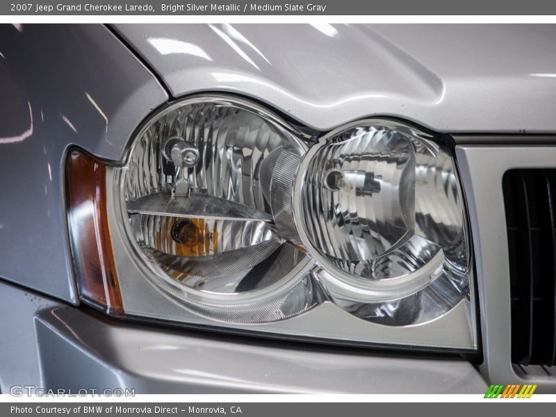 Bright Silver Metallic / Medium Slate Gray 2007 Jeep Grand Cherokee Laredo