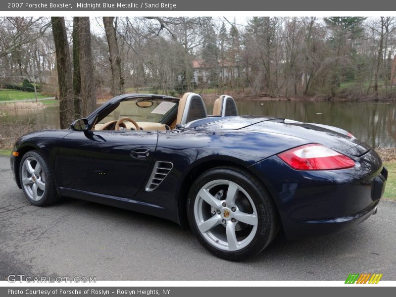 Midnight Blue Metallic / Sand Beige 2007 Porsche Boxster