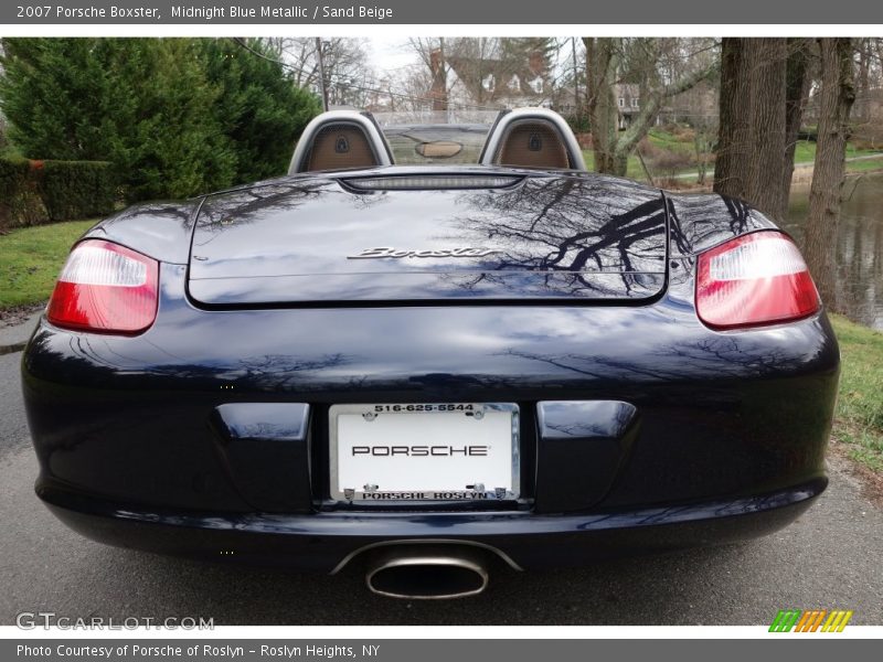 Midnight Blue Metallic / Sand Beige 2007 Porsche Boxster
