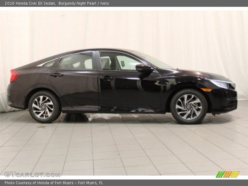  2016 Civic EX Sedan Burgundy Night Pearl