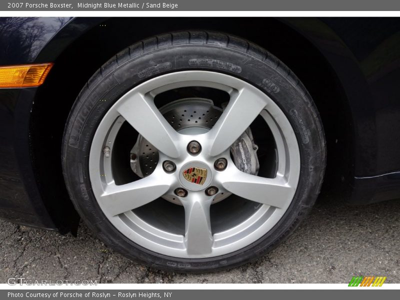 Midnight Blue Metallic / Sand Beige 2007 Porsche Boxster