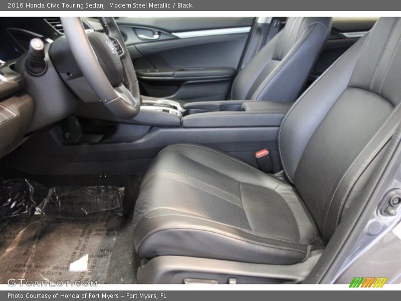 Front Seat of 2016 Civic Touring Sedan