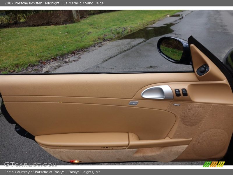 Midnight Blue Metallic / Sand Beige 2007 Porsche Boxster