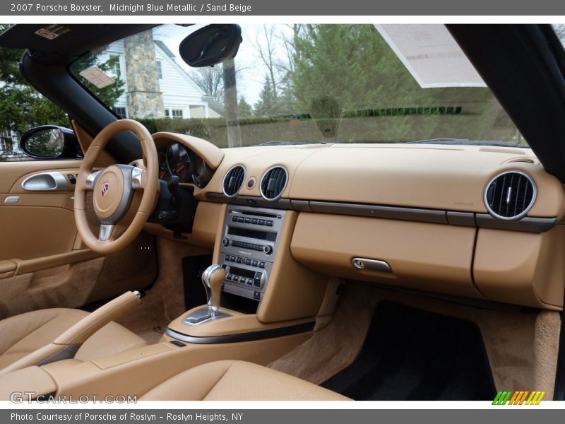 Midnight Blue Metallic / Sand Beige 2007 Porsche Boxster