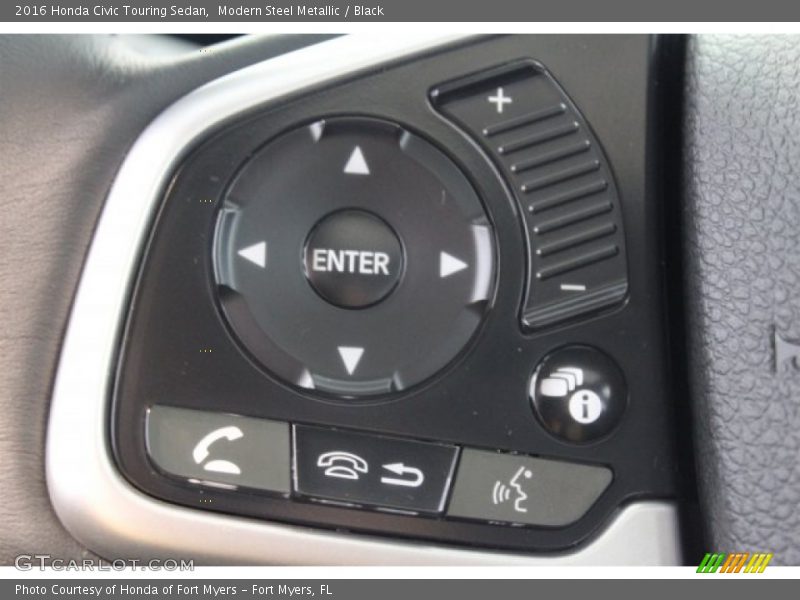 Controls of 2016 Civic Touring Sedan