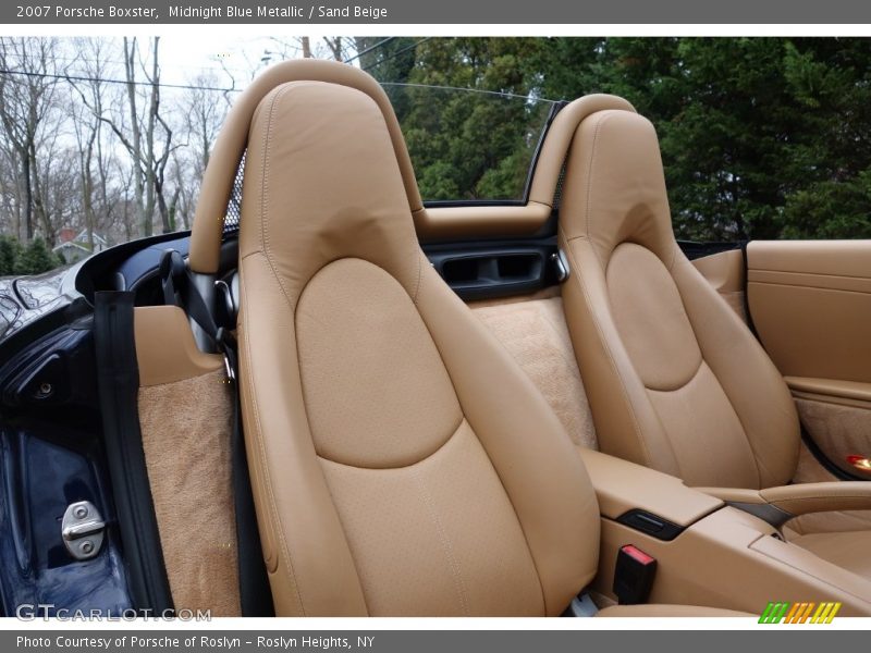 Midnight Blue Metallic / Sand Beige 2007 Porsche Boxster