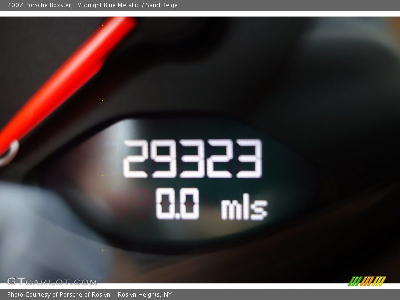 Midnight Blue Metallic / Sand Beige 2007 Porsche Boxster