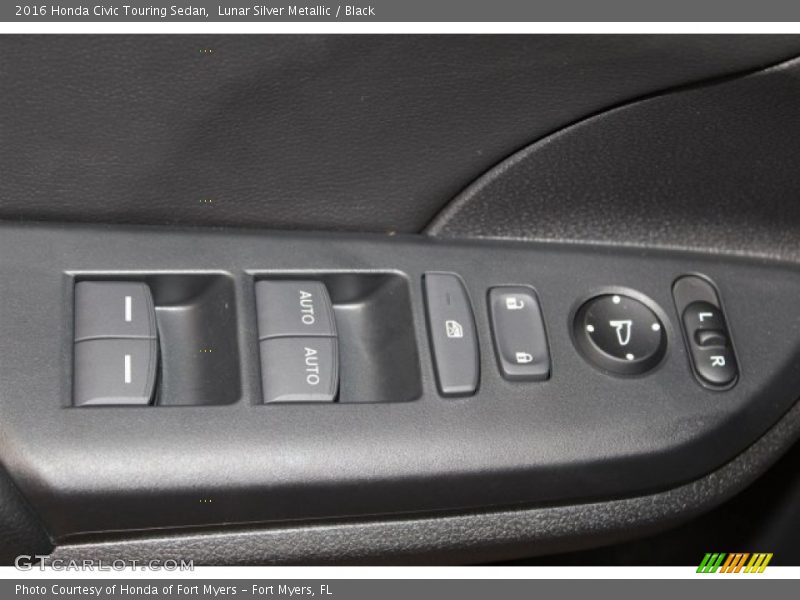 Lunar Silver Metallic / Black 2016 Honda Civic Touring Sedan