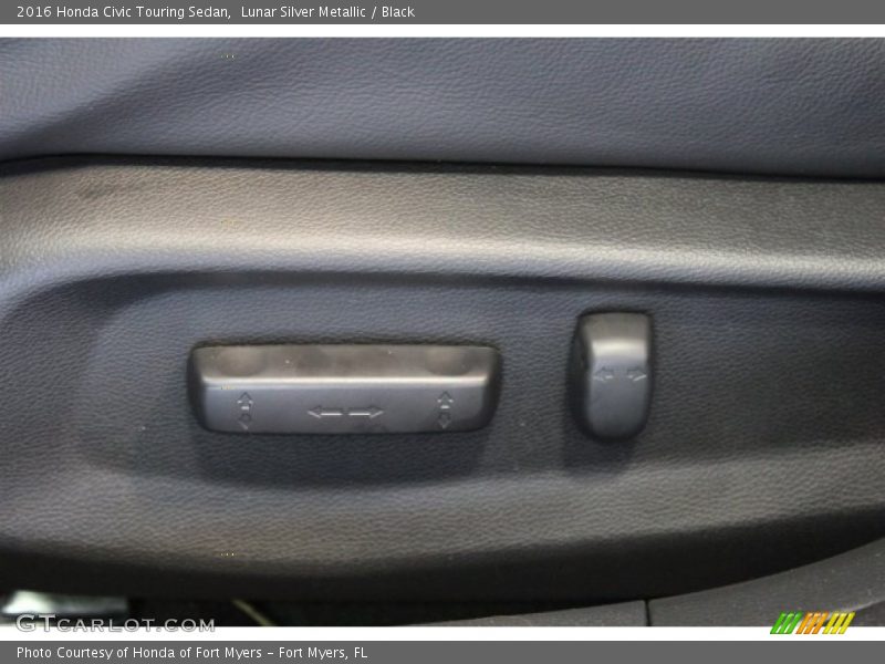 Lunar Silver Metallic / Black 2016 Honda Civic Touring Sedan