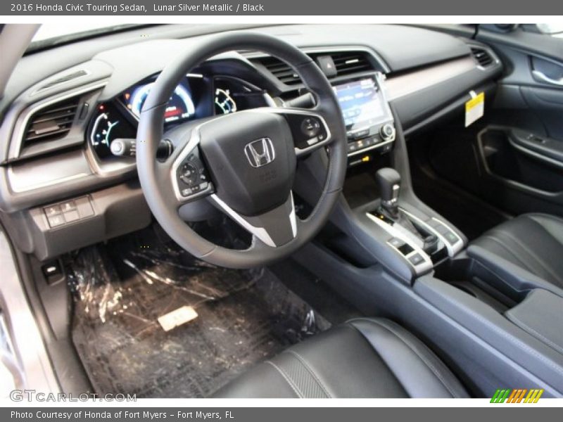 Black Interior - 2016 Civic Touring Sedan 