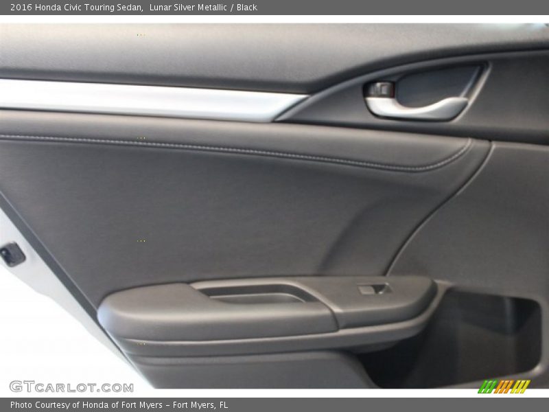 Lunar Silver Metallic / Black 2016 Honda Civic Touring Sedan