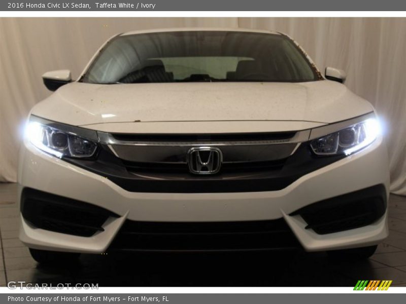Taffeta White / Ivory 2016 Honda Civic LX Sedan