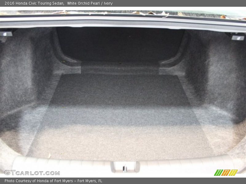 White Orchid Pearl / Ivory 2016 Honda Civic Touring Sedan