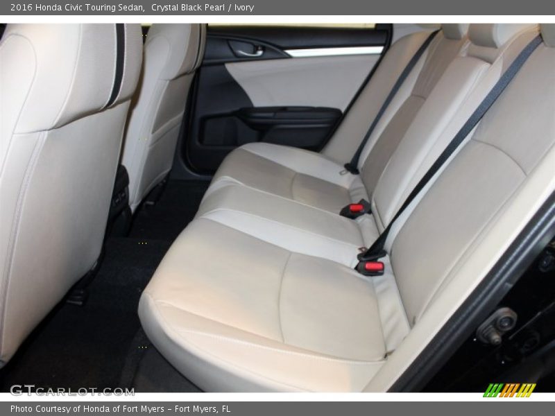 Crystal Black Pearl / Ivory 2016 Honda Civic Touring Sedan
