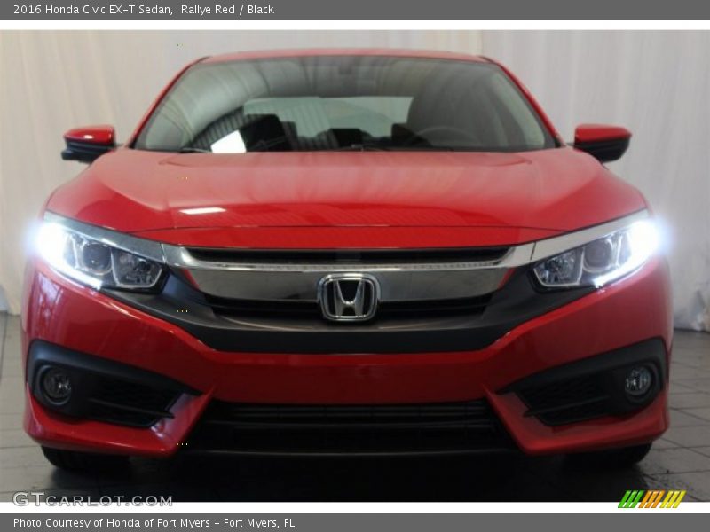 Rallye Red / Black 2016 Honda Civic EX-T Sedan