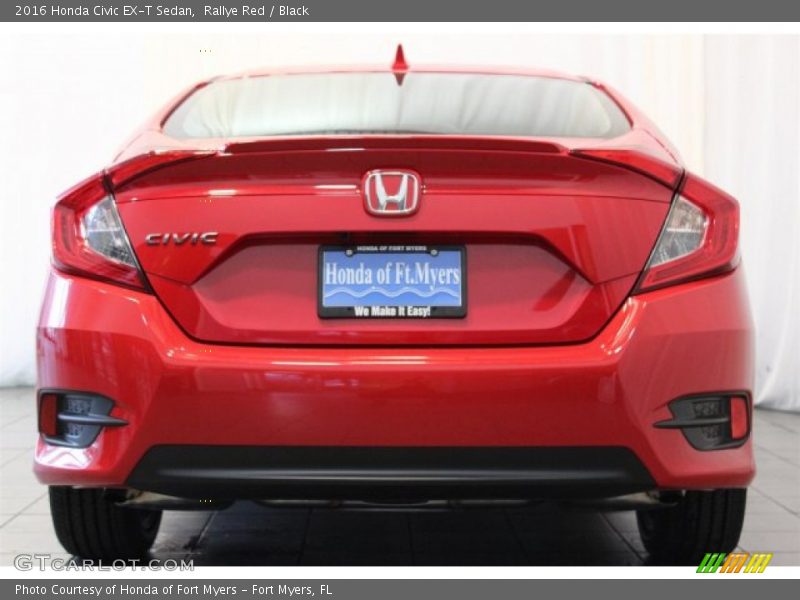Rallye Red / Black 2016 Honda Civic EX-T Sedan