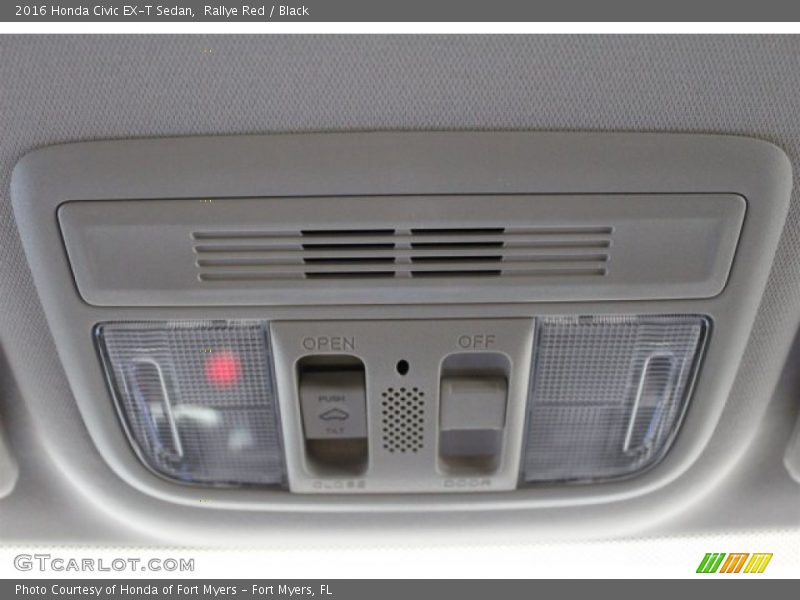 Rallye Red / Black 2016 Honda Civic EX-T Sedan
