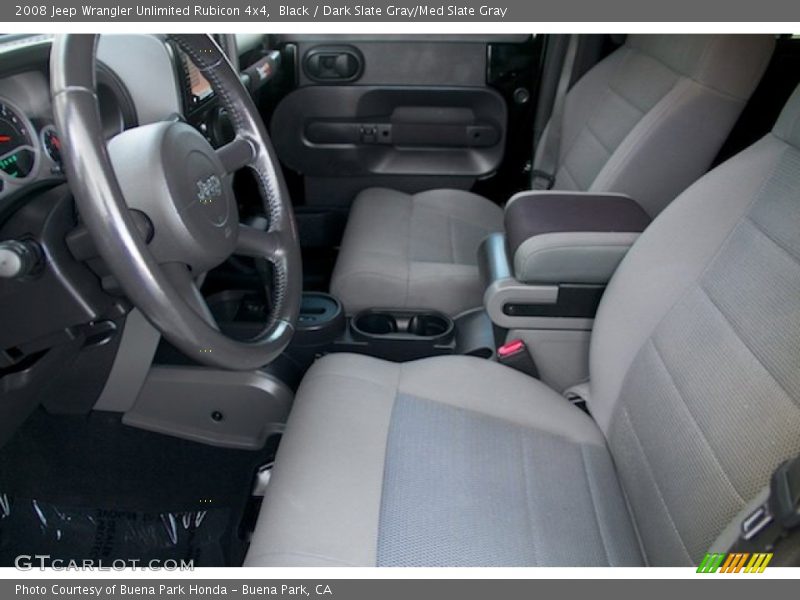Black / Dark Slate Gray/Med Slate Gray 2008 Jeep Wrangler Unlimited Rubicon 4x4