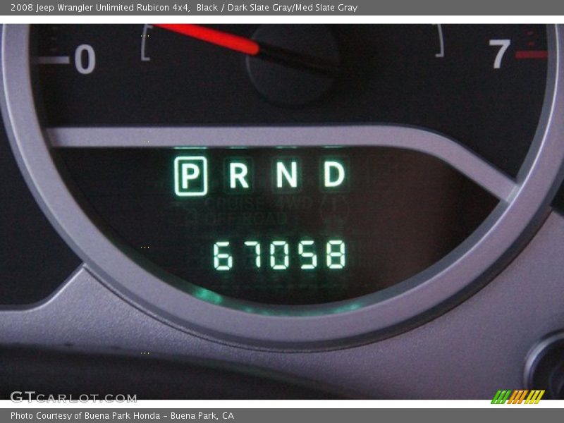 Black / Dark Slate Gray/Med Slate Gray 2008 Jeep Wrangler Unlimited Rubicon 4x4