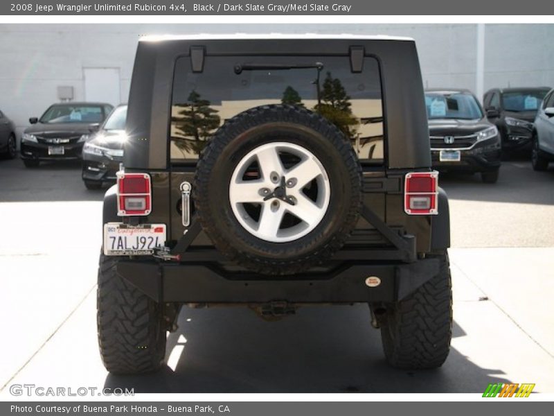 Black / Dark Slate Gray/Med Slate Gray 2008 Jeep Wrangler Unlimited Rubicon 4x4