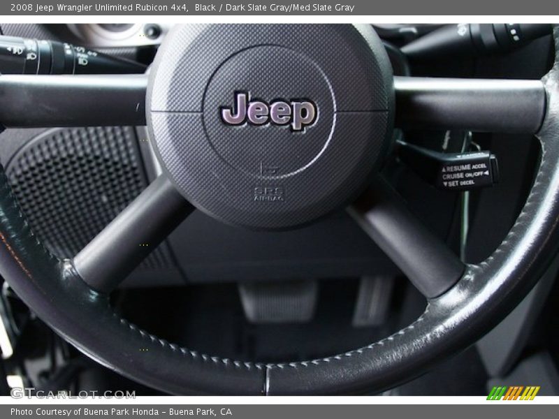 Black / Dark Slate Gray/Med Slate Gray 2008 Jeep Wrangler Unlimited Rubicon 4x4