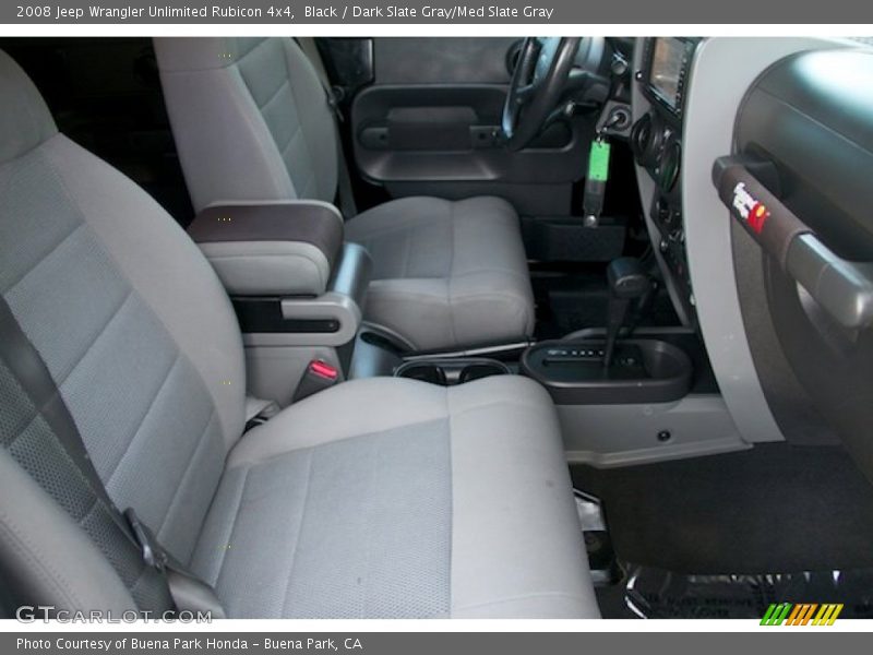 Black / Dark Slate Gray/Med Slate Gray 2008 Jeep Wrangler Unlimited Rubicon 4x4