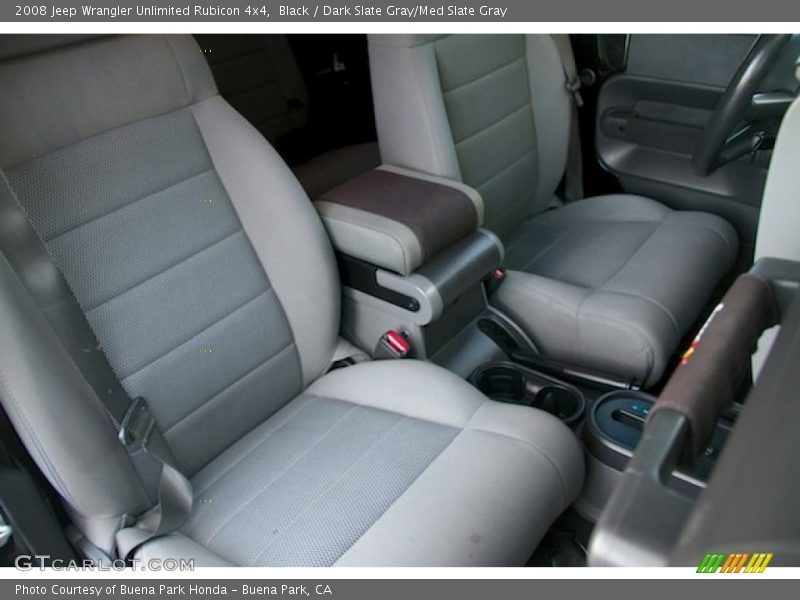 Black / Dark Slate Gray/Med Slate Gray 2008 Jeep Wrangler Unlimited Rubicon 4x4