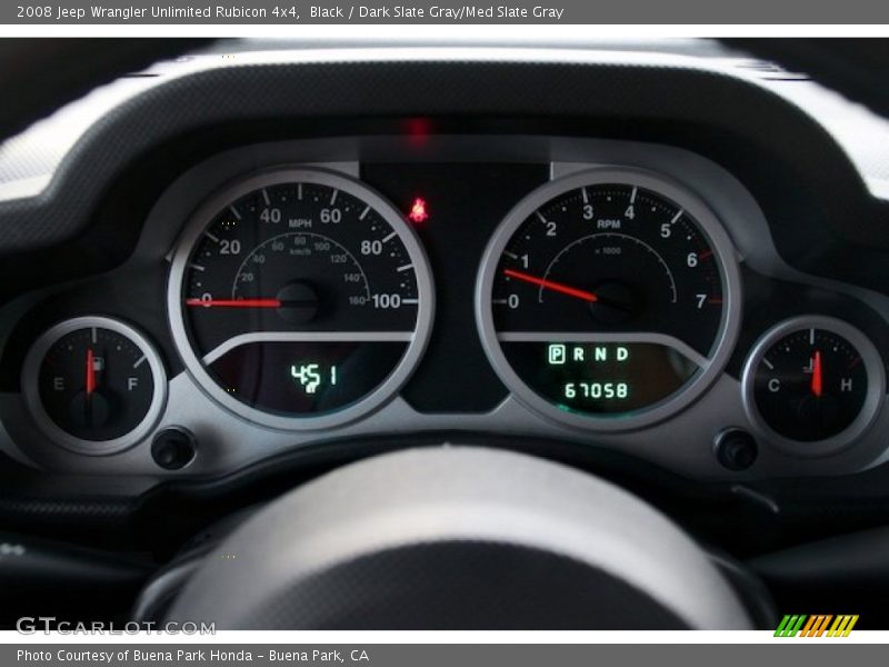 Black / Dark Slate Gray/Med Slate Gray 2008 Jeep Wrangler Unlimited Rubicon 4x4