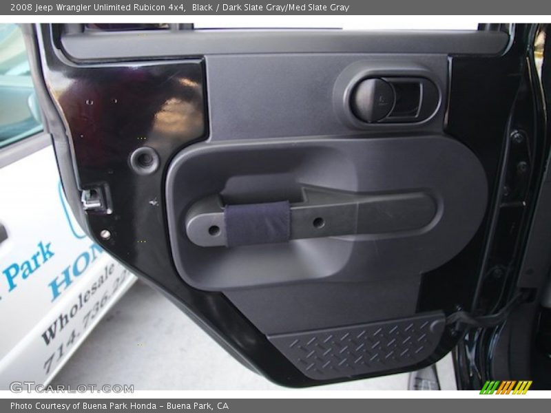 Black / Dark Slate Gray/Med Slate Gray 2008 Jeep Wrangler Unlimited Rubicon 4x4