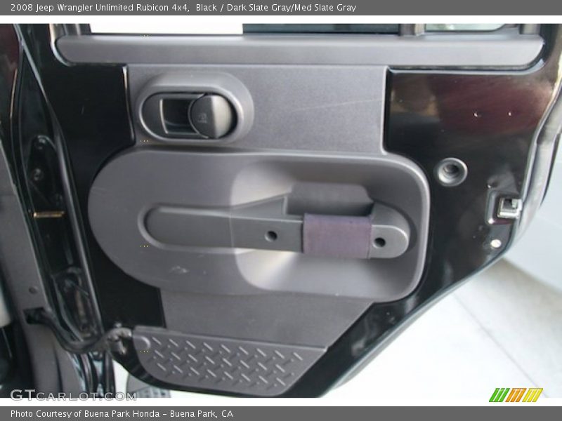 Black / Dark Slate Gray/Med Slate Gray 2008 Jeep Wrangler Unlimited Rubicon 4x4