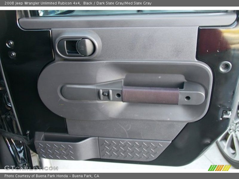 Black / Dark Slate Gray/Med Slate Gray 2008 Jeep Wrangler Unlimited Rubicon 4x4