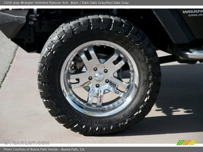 Black / Dark Slate Gray/Med Slate Gray 2008 Jeep Wrangler Unlimited Rubicon 4x4