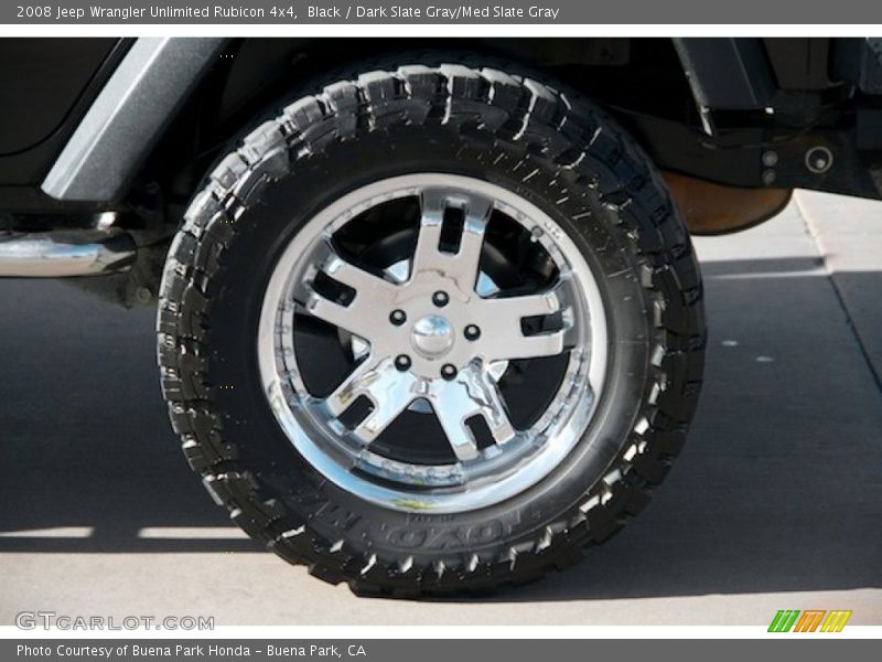 Black / Dark Slate Gray/Med Slate Gray 2008 Jeep Wrangler Unlimited Rubicon 4x4