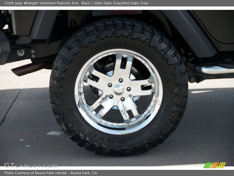 Black / Dark Slate Gray/Med Slate Gray 2008 Jeep Wrangler Unlimited Rubicon 4x4
