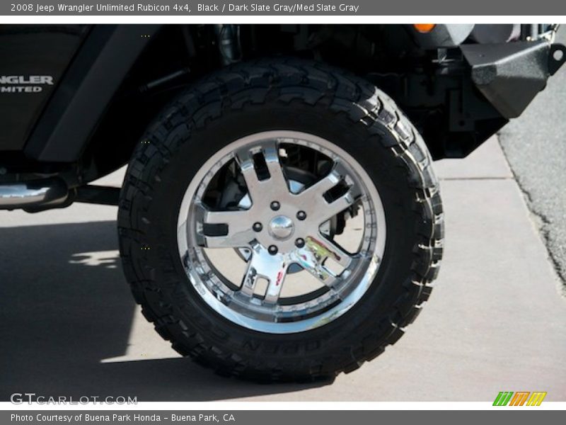 Black / Dark Slate Gray/Med Slate Gray 2008 Jeep Wrangler Unlimited Rubicon 4x4