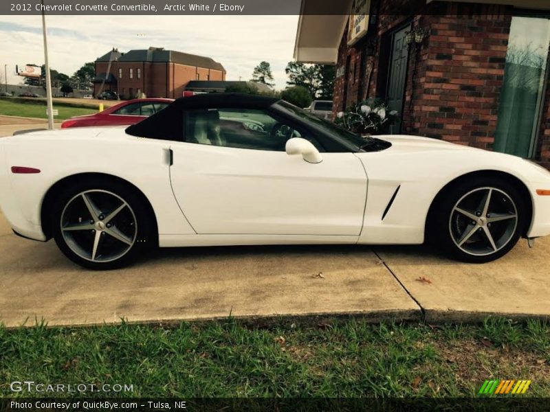 Arctic White / Ebony 2012 Chevrolet Corvette Convertible
